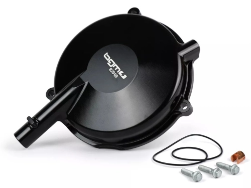 Coperchio frizione BGM PRO Superstrong CNC Ultralube nero per Vespa PX, T5, Cosa, Rally, Sprint e Largeframe 1962-2016. MPN BGM8294B.