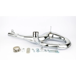 CHROME EXHAUST VESPA PE 200 (REPLACES 25560825)