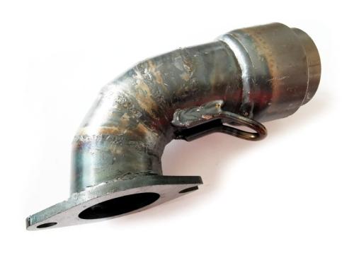 COLECTOR DE ESCAPE PARA MUDANZA ZUERA FACTORY «BIG BORE» VESPA SMALL FRAME