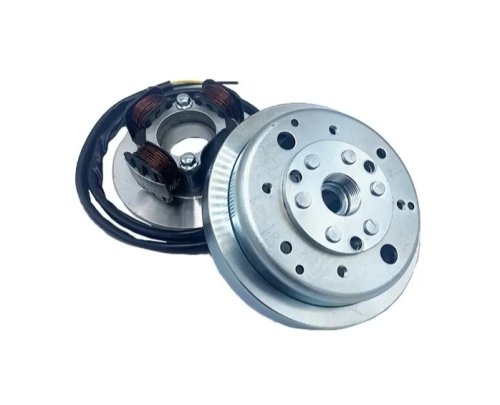 Volano completo VMC rivettato cono 19, 1,4 Kg per Vespa 50-ET3-Primavera completo di statore