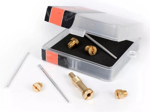 BGM PRO BGM8549 per Dell'Orto PHBH 28/30 2T: getti max 130-135, minimo 58-60, polverizzatore AS266 e spilli X3, X7, X13.