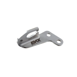 Piastra sostegno cavi EVOK in acciaio da 75 mm per motori Vespa 50, 90, 125 Primavera, ET3 e PK 50-125.