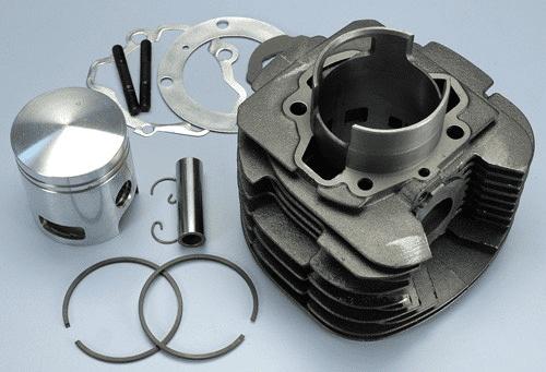 Kit cilindro Polini in ghisa Ø69 con spinotto Ø18 per Piaggio Ape TM 703 e P602.
