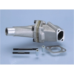 Collettore monolamellare Polini 18-16 per Ape 50, FL, FL2, FL3 e RST Mix 6 molle; attacco carter a 3 fori e raccordo carburatore Ø23 mm.