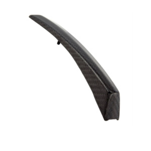 Cresta parafango CRIMAZ DR4028-CRCA in carbonio, 185x22 mm e fori a interasse 90 mm, per Vespa 50 Special, GTR, TS, Sprint Veloce e Rally.