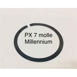 Seeger maggiorato Crimaz DC2120-SEEG, acciaio per molle spessore 1,2 mm e tacca antirotazione, per frizioni Vespa 7 molle e Millennium 8 molle.