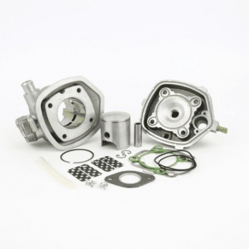 Gruppo termico Pinasco GForce 10051907 in alluminio, Ø47 mm, 68 cc e pistone monofascia, per Aprilia SR Replica LC 2000 e Suzuki Katana/Zillion 50 LC compatibili.
