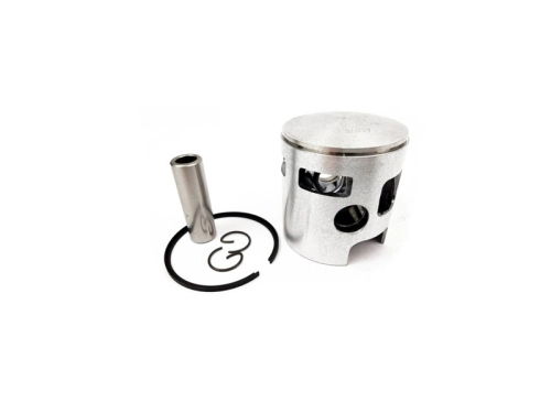Pistone Pinasco 25121085B selezione B: Ø46 mm, spinotto Ø12 mm e un segmento per gruppi termici compatibili di Piaggio Ciao e Si.