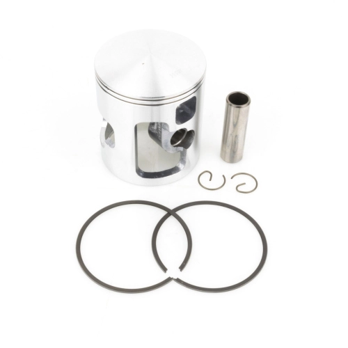 Pistone completo Pinasco Ø69 mm selezione B, due segmenti rettangolari, per gruppi 215/225 cc Vespa 200 compatibili.