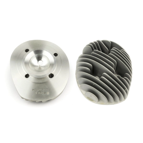 Testa Pinasco 25243608G Ø69 mm, quattro fori e candela laterale per kit 225 cc su Vespa GS 160 e SS 180 compatibili.