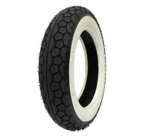 Pneumatico scooter Goodride Vintage H692 3.50-8 42J TL con fascia bianca, per ruota anteriore o posteriore.