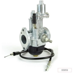 Dell'Orto SHBB 22.22 00959 per Piaggio Ape Car, TM e TM 703 218-220 cc: diffusore 22 mm, attacco Ø27, filtro Ø52,3 e cavo gas.