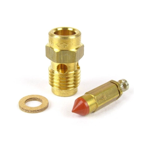 Valvola a spillo originale Dell'Orto 09008649, riferimento 8649-33, per carburatori PHBE, PHB, PHM, PHF, PHBH, PHBL e VHS compatibili.