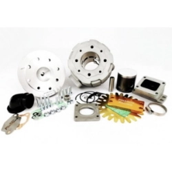 Gruppo termico Pinasco Slave 26031909: 177 cc, Ø63×57 mm, alluminio Nikasil e aspirazione lamellare per Vespa T5 125.