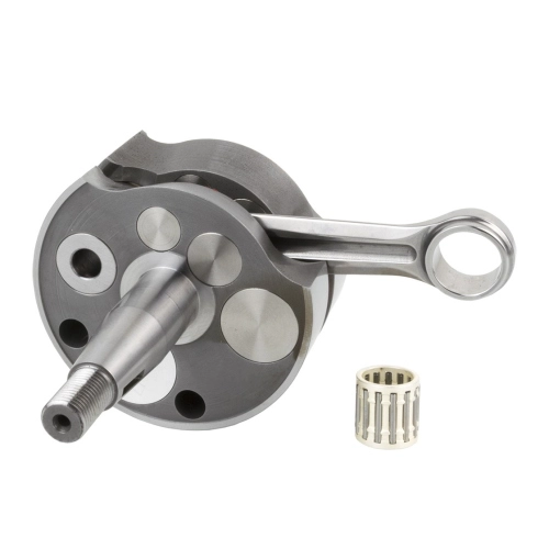 Albero motore Pinasco Factory 27082002 corsa 51 mm, biella 105 mm e sistema pignone calettato, specifico per carter Pinasco Master Vespa Smallframe.