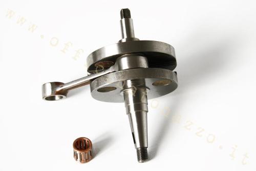 amt166MVT - Albero motore Mazzucchelli volani tondi, corsa 60, cono 20, Vespa PX/PE200