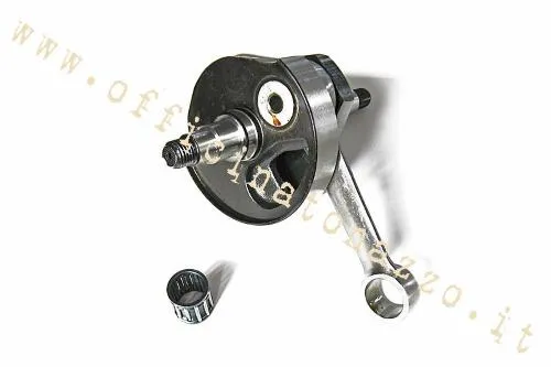 Albero motore Mazzucchelli anticipato corsa 51 cono 20 cuscinetto da 25 per Vespa ETS
