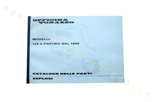 Catalogo delle parti Vespa 125 a partire dal 1955