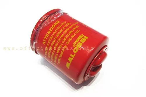 Filtro olio motore Malossi "RED CHILLI" per Vespa GT - GTV - GTS - LX ECC