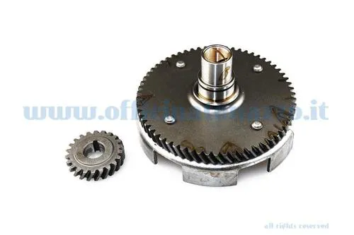 Primaria Z 22-63 (Ratio 2,86) denti elecoidali senza parastrappi per Vespa 50 - 90 - HP