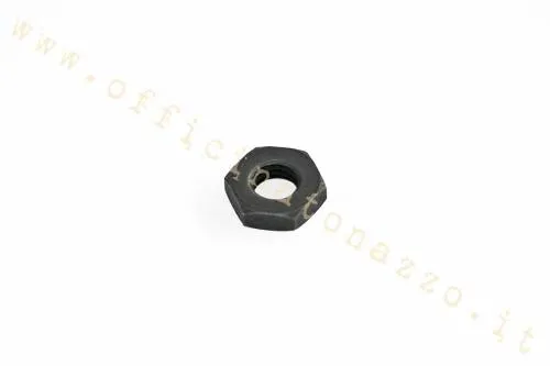 Dado frizione M10x1,5, chiave 17 mm e altezza circa 5 mm per Vespa 50, 90, Primavera ed ET3 compatibili.