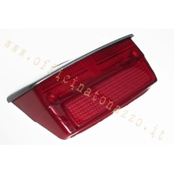 Fanale posteriore Bosatta P216/T-GR con tettuccio grigio e guarnizione, per Vespa 50 Special ed Elestart compatibili.