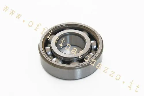 Cuscinetto SKF 6204/C4 aperto 20×47×14 mm, gioco radiale C4 e gabbia metallica, per banco lato volano Vespa 50, Primavera ed ET3.