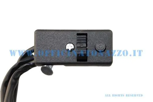Devioluci Grabor a 9 fili per Vespa P125X, P150X, P200E e P150S con frecce e impianto 12 V senza batteria. Cablaggio in gruppi 5+4.