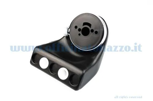 Airbox Polini 203.0016 per carburatori Dell'Orto SHB 16.10, 16.12 e 16.16. Scatola in plastica nera per Vespa Smallframe compatibili.