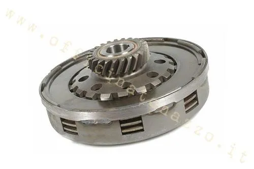 Grupo de embrague completo Ferodo, 4 discos, 8 muelles Ø brida 115 mm, piñón Z23 para Vespa PX200E Lusso `95->