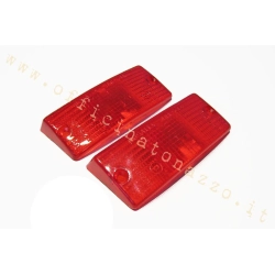 Corpi luminosi indicatore di direzione anteriori rossi per Vespa PX