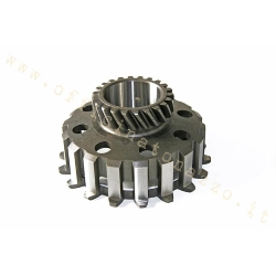 Pignone DRT Z22 elicoidale per frizione 8 molle Vespa PX '98, MY e Cosa, compatibile con corone Z67, Z68 Piaggio e Z65 DRT.