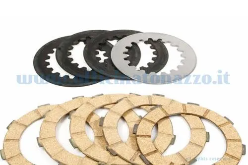 Surflex clutch 5 cork discs with intermediate discs for models with 8 springs Vespa