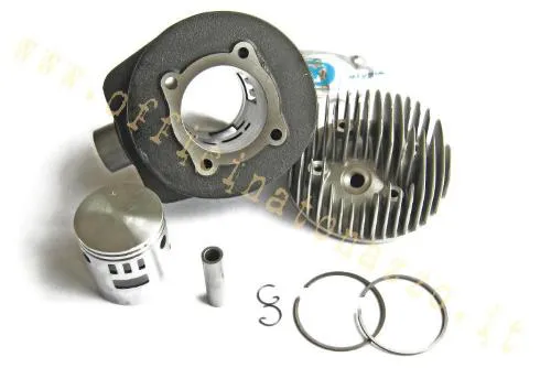 Kit DR KT00017 177 cc in ghisa per Vespa 125/150: alesaggio 63 mm, corsa 57 mm, 7 travasi, testa, pistone e guarnizioni inclusi.