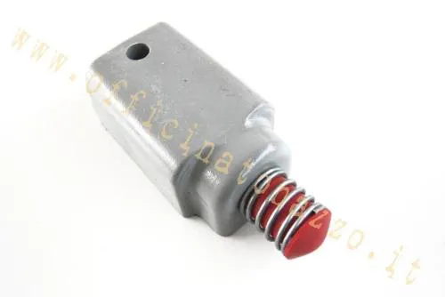 Interruttore stop 12 V per Vespa PK XL, FL, HP e PX 125/150/200 con frecce. Verificare continuita', pulsante, terminali e fissaggio.