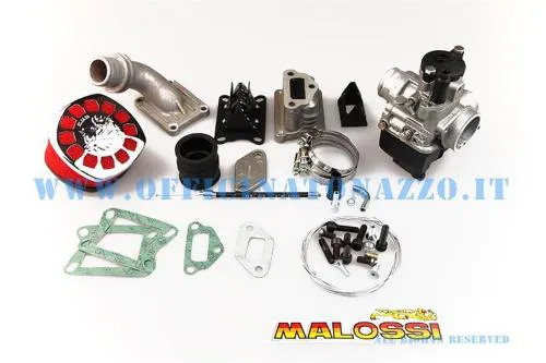 Kit alimentazione lamellare al cilindro Malossi completo di carburatore Ø25