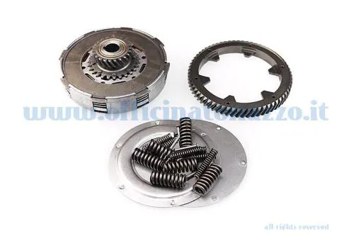 4-disc clutch assembly with 7 springs complete with primary Z 23/65 (ratio 2.82) and slip clutch