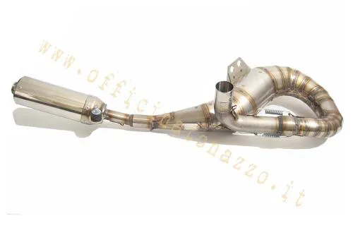 Marmitta ad espansione Performance Racing RZ Right Hand per Vespa 125 - 150