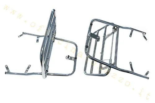 Portaequipajes trasero cromado con abatible para Vespa GT 125L - 200L