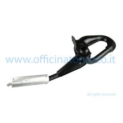 Marmitta ad espansione Simonini nera con silenziatore in alluminio per Vespa T5