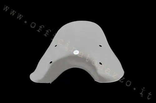 Cuppini transparent mini windscreen for Vespa (size: 38.5 cm high, 42 cm wide)