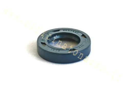 Paraolio lato volano Corteco 5904 blu, 19x32x7 mm, per Vespa 50, 90, Primavera, ET3 e PK 50 S con albero motore cono 19.