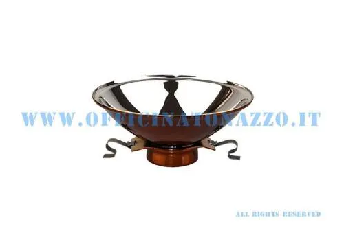 Parabola fanale anteriore Ø 105 mm per Vespa 125 VM1T-VM2T, VN1T-VN2T, VNA1T-VNA2T e 150 VL1T-VL3T. Verificare portalampada e fori.