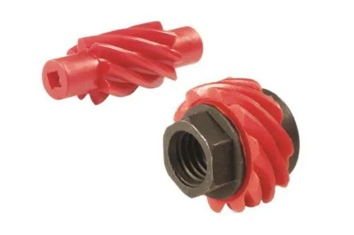 Kit CIF con ingranaggio rosso a 8 principi e rinvio nero a 10 principi con dado, per contachilometri Vespa 50 Special, Primavera ed ET3 compatibili.