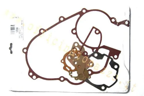 Serie guarnizioni per motore Vespa PX 125 T5 VNX5T, adatta alle configurazioni con o senza miscelatore. Controllare contenuto e sagome prima del montaggio.