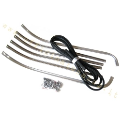 Tiras para estripes completas con puntas y remaches para Vespa GL