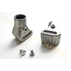 Scarpette cavalletto Vespa in alluminio sabbiato Ø22mm