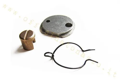 Piattello, rallino e molla CIF 5592 per frizioni Vespa Largeframe a 7 molle compatibili con 180 SS, Rally 200, PE-PX 200 e T5 125.