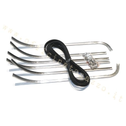 Tiras de plataforma completas con puntas y remaches Vespa Sprint - Rally - TS - GT - GTR - SS180