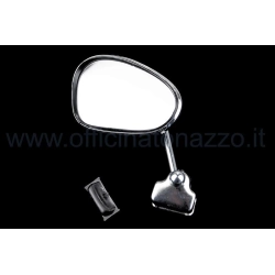 Specchietto BOMM retrovisore destro o sinistro cromato per scudo Vespa Ø 120x70 mm